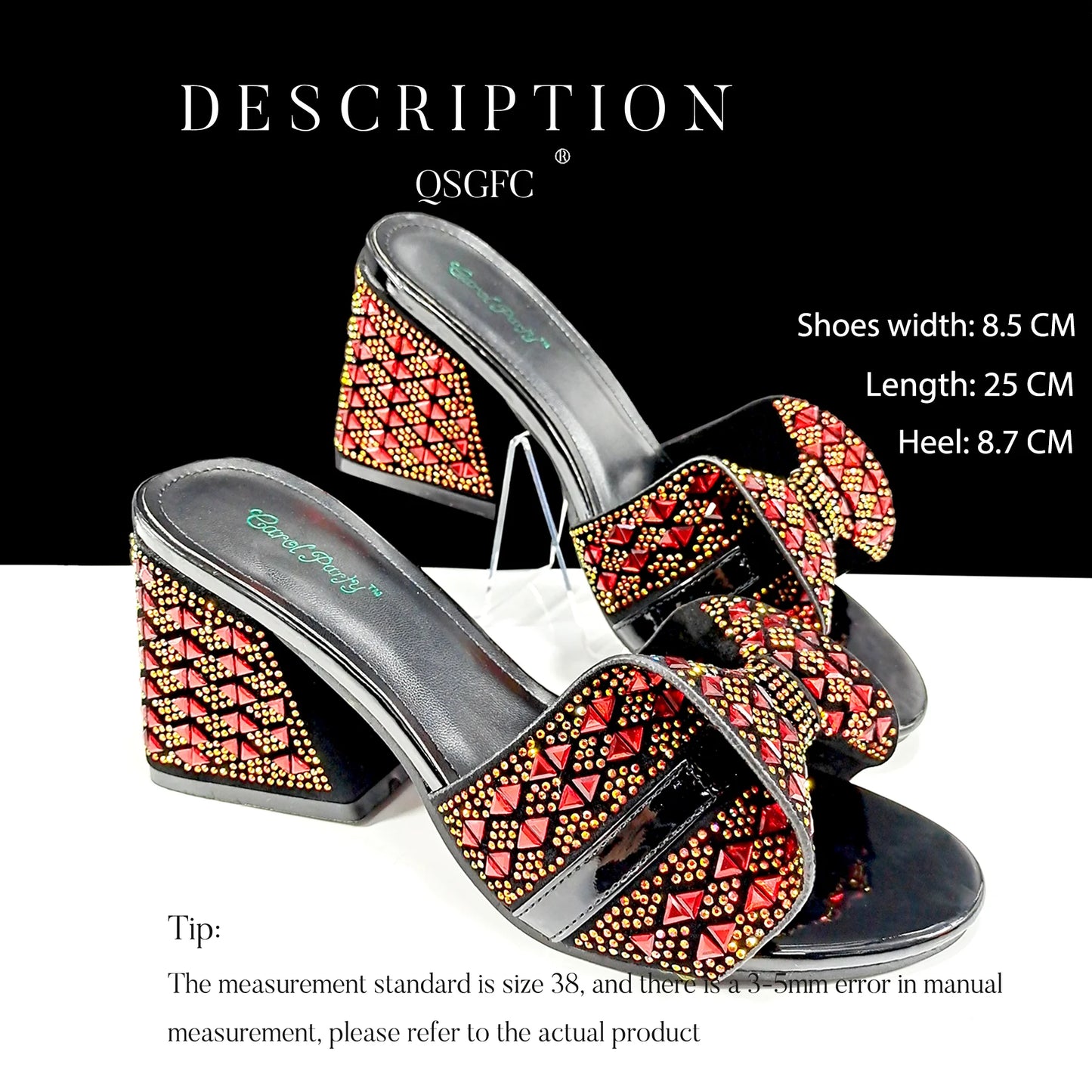 Italian Style Women Banquet Shoes And Bag With Rhinestone Decoration Three-Dimensional Small Bag Match Women High Heel