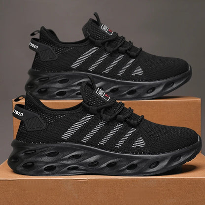 Men Shoes Comfortable Unisex Sneakers Breathable Couple Running Shoes Women Tennis Sports Shoe Size 37-47 Yellow Walking Sneaker