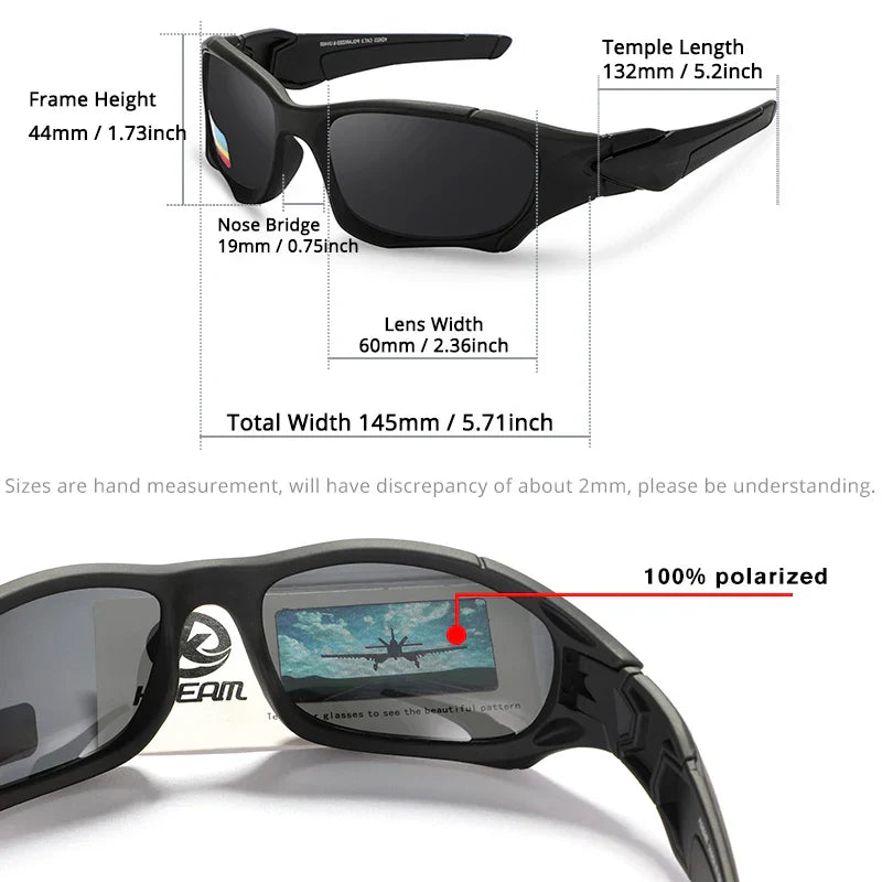 Outdoor Sports Polarized Sunglasses Men Curve Cutting Frame Stress-Resistant Lens Shield Sun Glasses Women KD0623