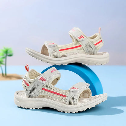 Summer Breathable Sport Sandals for Boys Girls Casual Children Beach Shoes Kids Soft Sole Non-slip Comfortable Open Toe Sandals