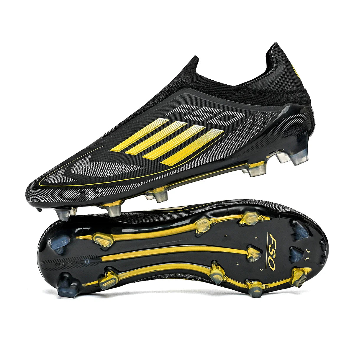 New Men Soccer Shoes Training Boys Breathable Adult Long Spikes Cleats Outdoor Sport Football Boots Non Slip Match Comfortable