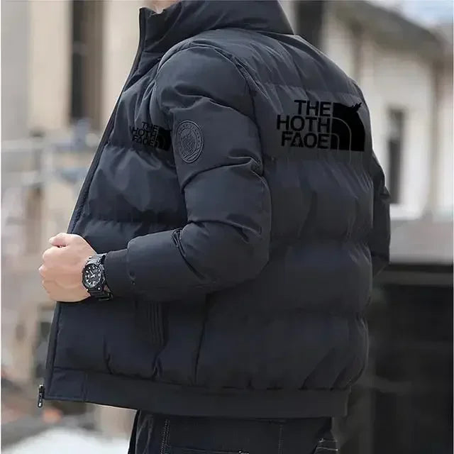 Fashionable thick jacket for men, new warm and waterproof parka coat for autumn and winter, casual and fashionable jacket for me
