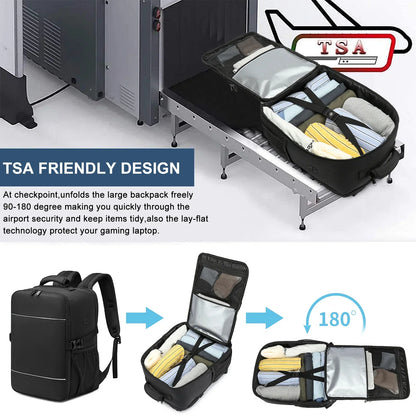 travel backpacks 40x20x25 ryanair cabin bag Unisex Carry-On Suitcase.15.6-inch Laptop Backpack For School,night reflective strip