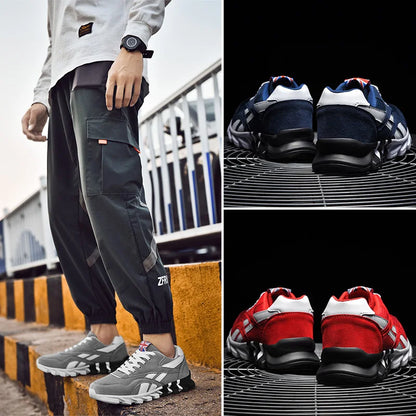 Men's and women's running shoes breathable casual sneakers anti-slip vibration comfortable walking shoes 36-48