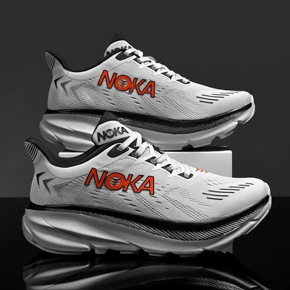 Men's Running Shoes Outdoor Couple Non-Slip Jogging Breathable Cushioning Luxury shoes Trainer Race Sneakers Mesh Off-road Shoes