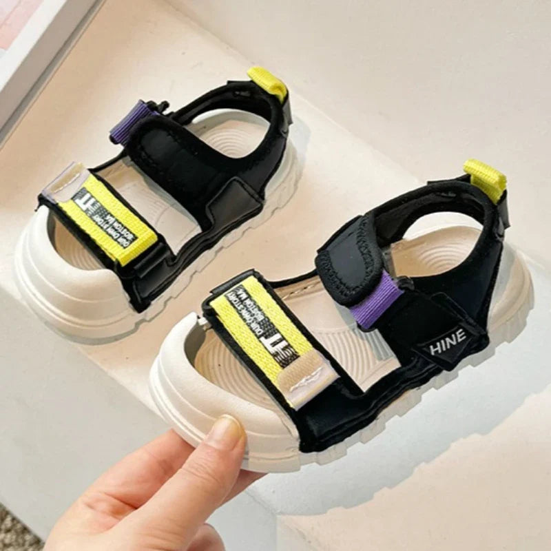 Kids Fashion Sport Sandals Girls Boys New Summer Casual Outdoor Non Slip Sole Sandals Lightweight Comfortable Design Beach Shoes