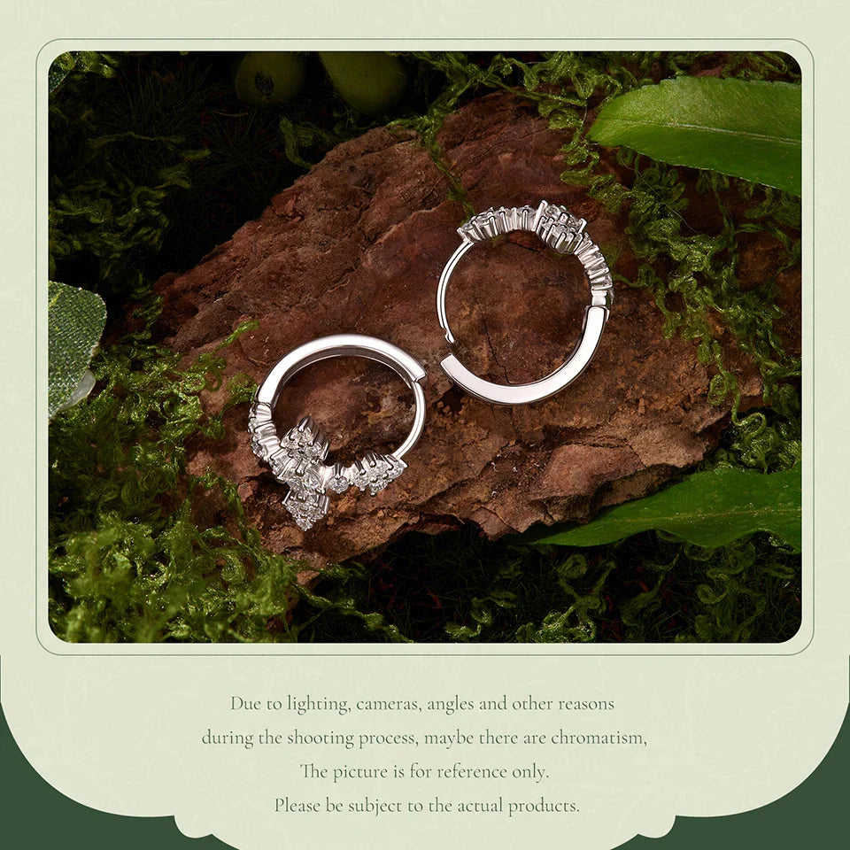 Moissanite Cross Stud Earrings S925 Silver Plated White Gold D Color Round Cut Lab Earrings Sparkling Party Fine Jewelry