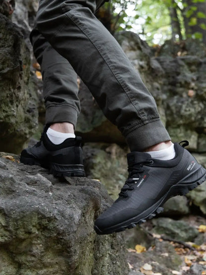 Men Non-Slip Sneakers Wear-Resistant Hiking Shoes Men Anti Splash Water Outdoor Sneakers Male Comfort Walking Shoes