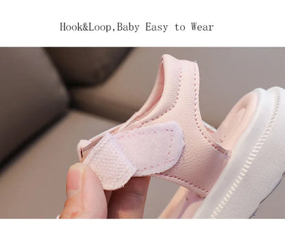Girl Sandal Kid Summer Elegant Bling Rhinestone Party Princess Beach Shoes Cute Bowknot School Shoes for Kids Flat Heel F05201