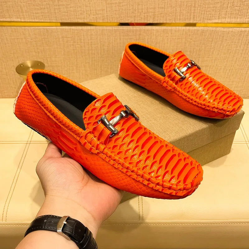 Summer Mens Outdoor Anti-slip Comfort Soft High Quality Men Breathable Flat Driving Shoes New 2024 Classic Casual Loafers