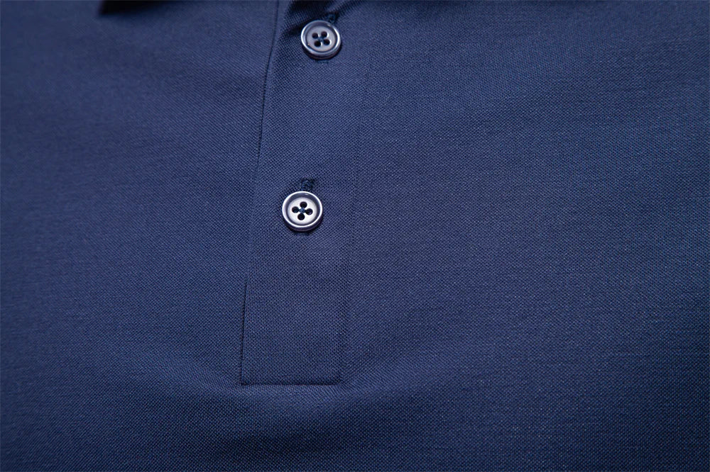 Men's Slim Fit Short Sleeve Polo Shirt Solid Color Lightweight Breathable Fashion Summer Polo Shirts for Men
