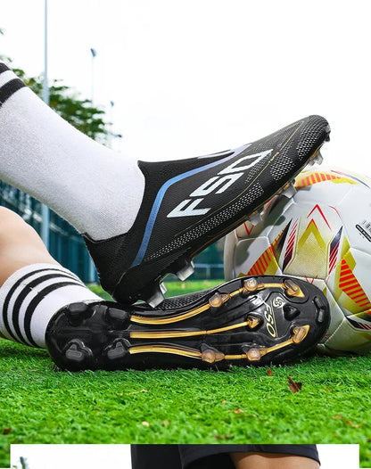 New Men Football Boots High-quality Soccer Shoes Sneakers Match Indoor Non-Slip Grass Cleats Mid-top Light Hot-selling Outdoor
