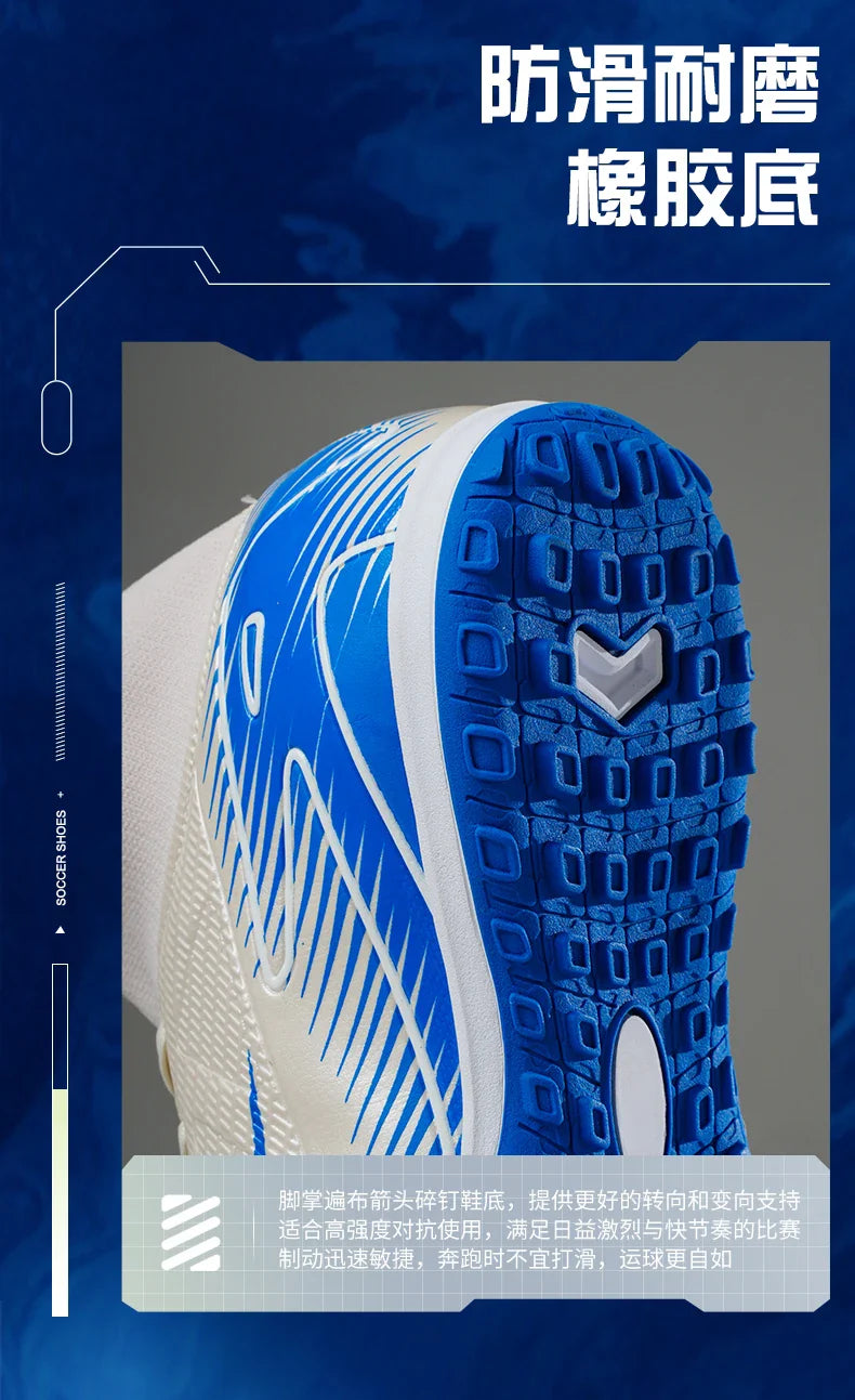 Men New TF Football Boots Original Tenis Casual Male Soccer Shoes Top Quality Ultralight Training Football Shoes Sneakers Sports