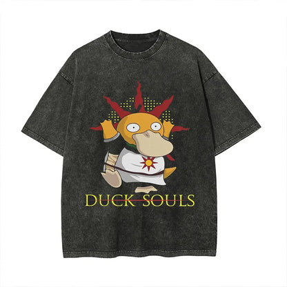 Psyduck Graphic T Shirt Man Women Anime Short Sleeve Tee Summer 2026 Streetwear Casual Tops Y2k
