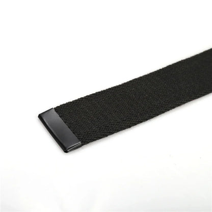 New Unisex Automatic Buckle Fashion Nylon Belt Classic Popular Casual Light Practical Woven Smooth Women Men Canvas Belt 3.8cm