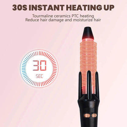 Auto Rotating Ceramic Hair Curler Automatic Curling Iron Styling Tool Hair Iron Curling Wand Air Spin and Curl Curler Hair Waver
