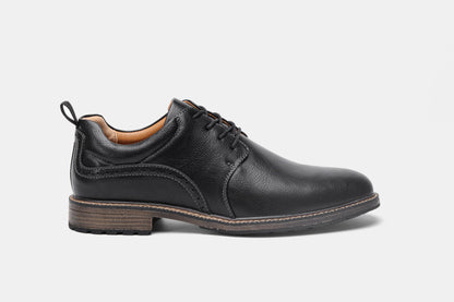 Size 40-46 Men's Casual Leather Shoes Comfortable Fashion Brand Derby Shoes