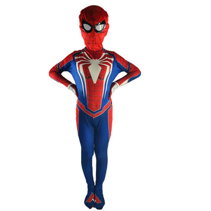 Kids Spiderman Costume Birthday Gift Party Dress Up Spiderman Classic Miles Superhero Kids Cosplay Costume Elasticity Jumpsuit