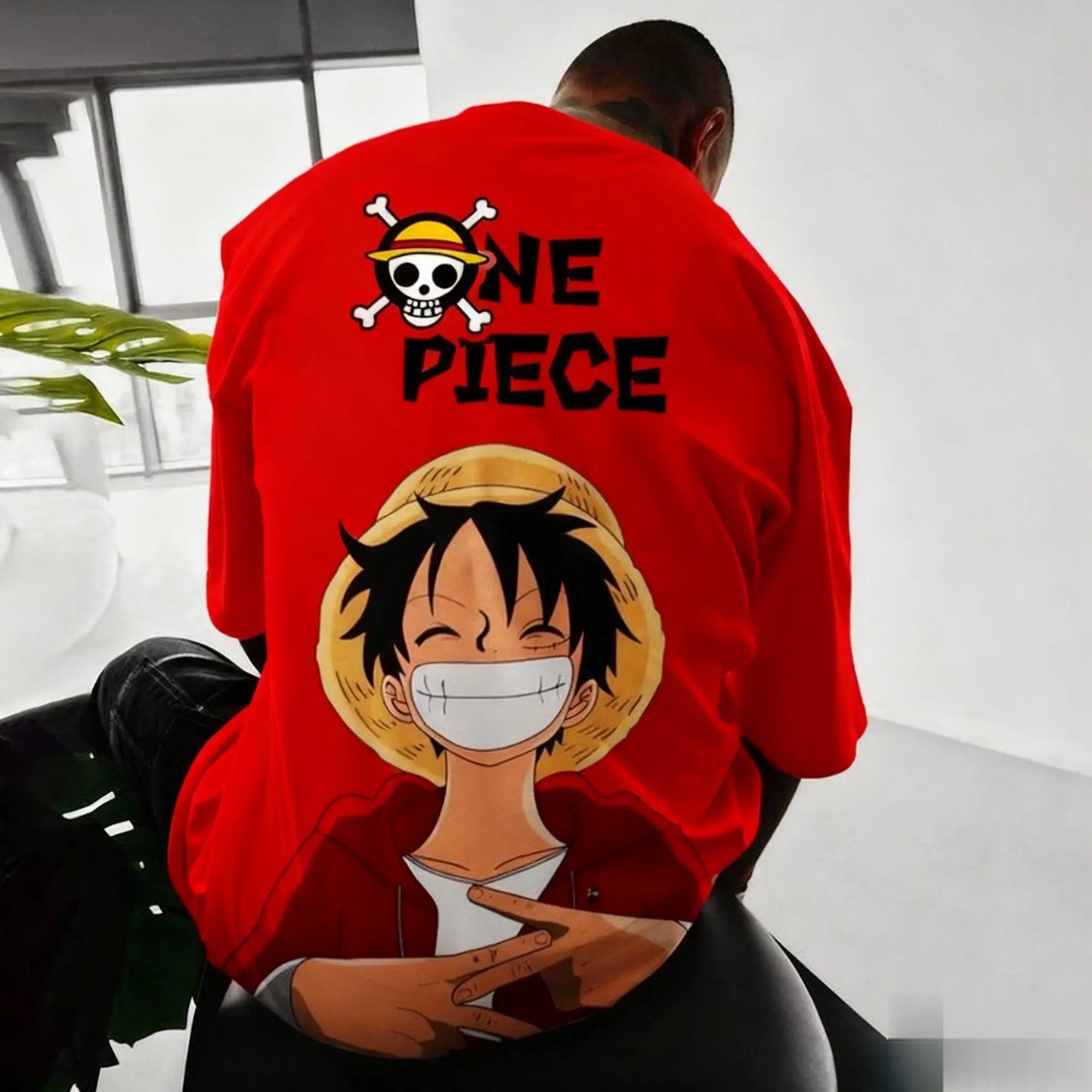 Camiseta One Piece Anime Luffy Algodão Desenho Animado Manga Curta Camiseta Estampada Casual Verão Top Masculino Feminino Nova Moda Y2k Roupa Masculina