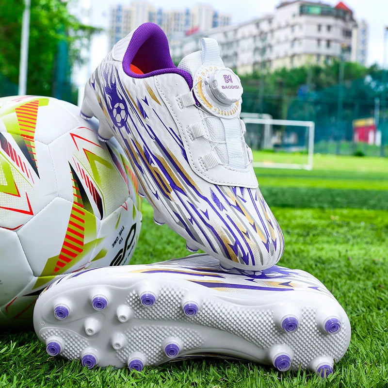 Kids Football Field Boots Boys Girls Indoor Society Football Shoes Futsal Non Slip Professional Fast Men Soccer Cleats Sneakers