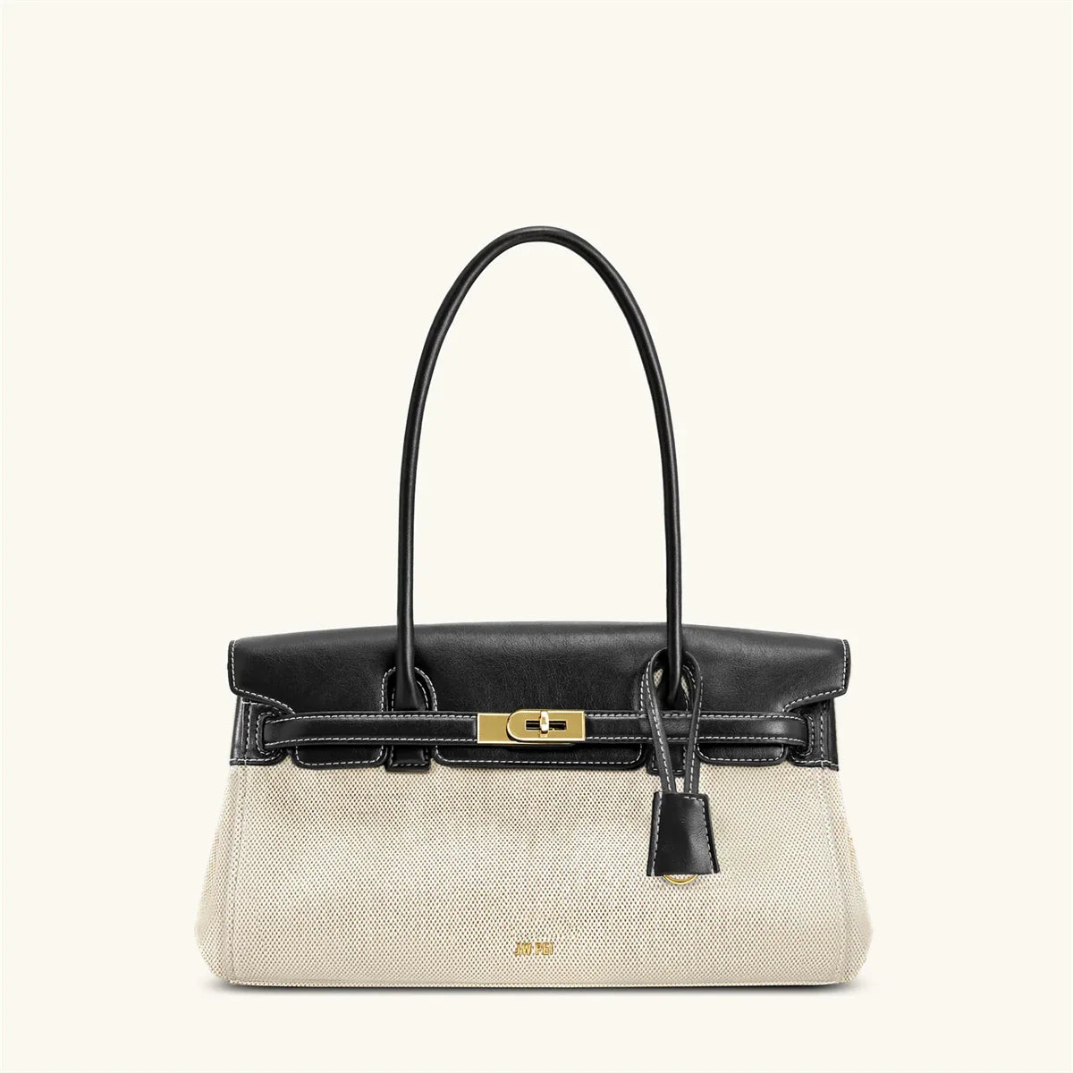 Women's 2026 New Yara Underarm Bag Large Capacity Breadstick Bag Small Design Trendy Lock Buckle Soft Leather Handbag