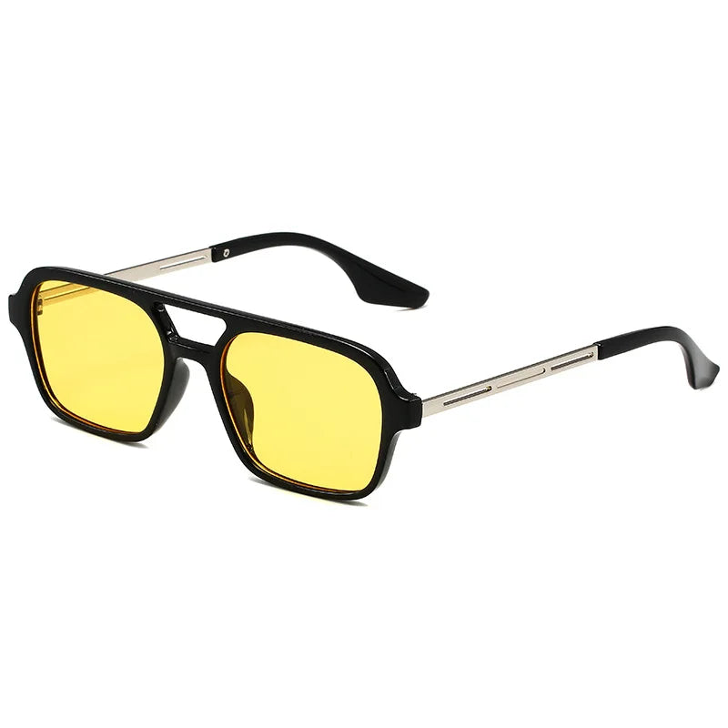 Sunglasses Female Vintage Hollow Leopard Blue Oculos De Sol Woman