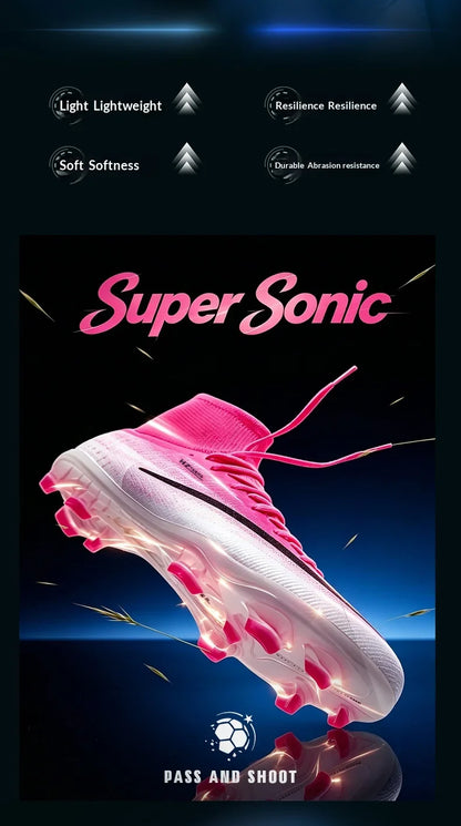 New Men Soccer Shoes Hot Sale Football Boots Women Professional TF/FG Sneakers Unisex High-quality Futsal Cleats Ultralight