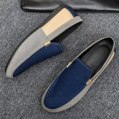 Business Shoes Fashion Casual Shoes Man Luxury Leather Loafers Breathable Slip on Male Boat Shoes Moccasins Driving Shoe