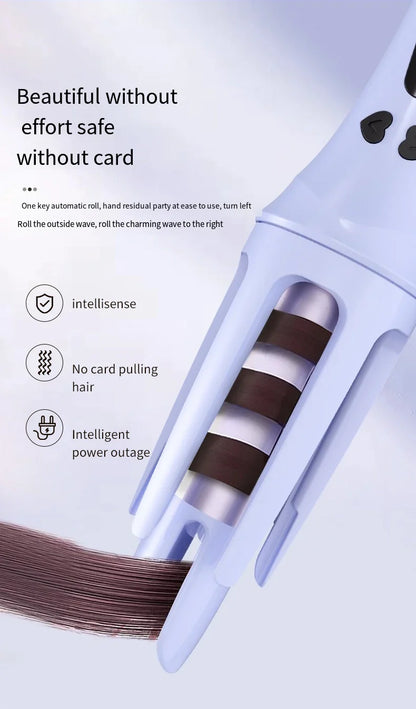 Fast Heating 28MM Auto Rotating Ceramic Hair Roller Professional Curling Iron Curling Wand Hair Waver