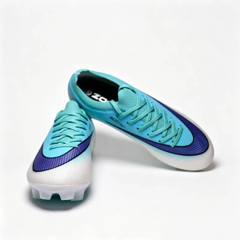 New Mens Football Boots Youth FG/TF Training Studded Fast Soccer Cleats Boys Non Slip Football Shoes Chuteira Campo 35-45