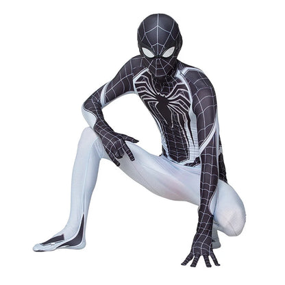 Kids Superhero Spider Costume Spandex Jumpsuit Halloween Cosplay Costumes Bodysuit Kids Separation Party Set Jumpsuit Halloween