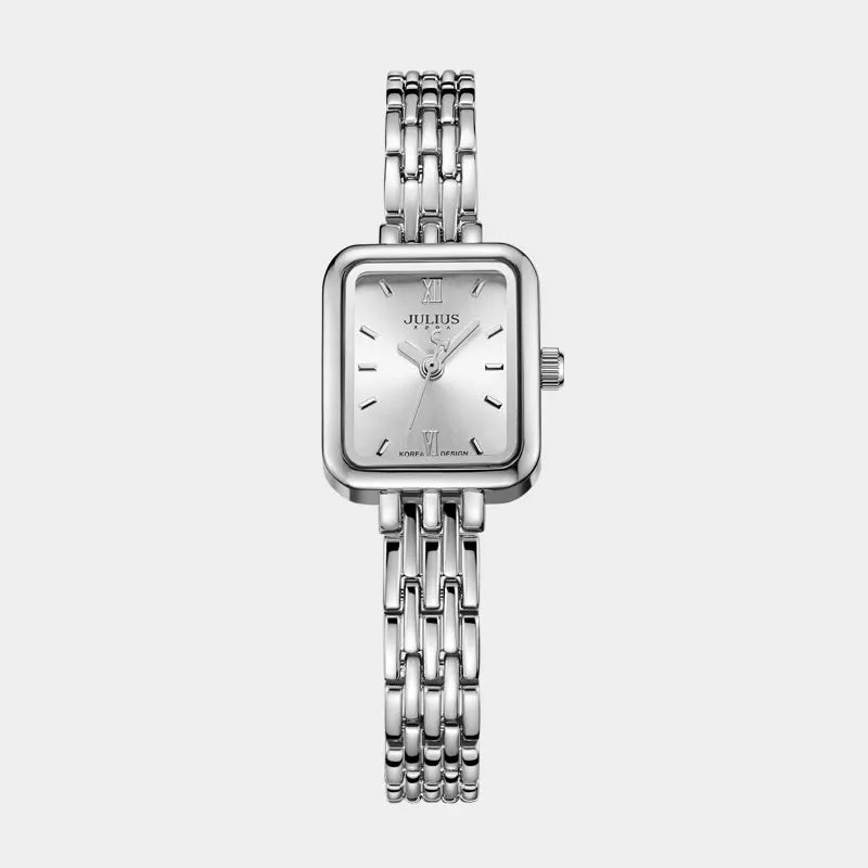 Watch For Women  Women's Stainless Steel Band Luxury Gift Watch Dual-Layer Dial Fashion Montre JA-771
