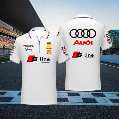 Infineon Team Joest Team T-Shirt POLO Shirt Racing Suit Breathable Comfortable Sweat Absorbing Quick Drying Short Sleeves