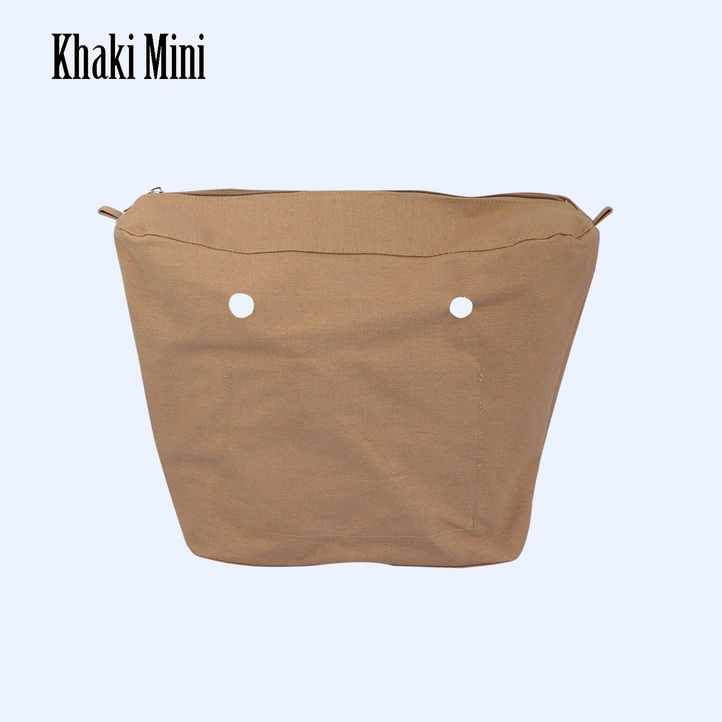 New Waterproof Inner Bag Organizer Insert Zipper Pocket for Classic Mini Obag Canvas Material for O Bag