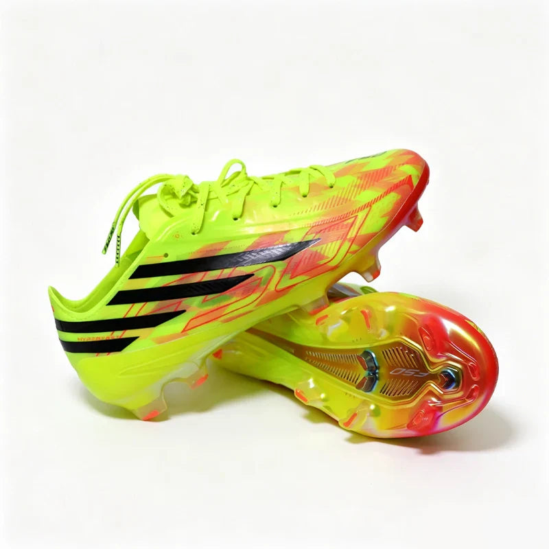 2026-F50 High Quality Mens Soccer Shoes Breathable Non-Slip Turf Soccer Cleats Pink TF/FG Training Football Boots Chuteira Campo