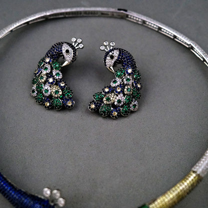 Trendy Fashion4 PCS Luxury Waterdrop Indian Jewelry Sets For Women Wedding Party Indian Dubai Bridal jewelry Set