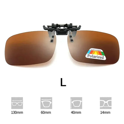 Sunglasses Myopia Glasses Clip Driver Fishing Night Vision Myopia Clipon Sun Shading Eyeglasses