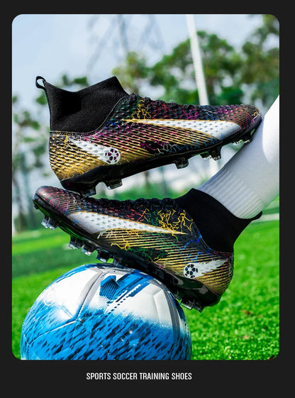 Men Soccer Shoes Kids Football Boots Women Professional Soccer Cleats Antiskid Chaussure TF/FG Outdoor Athletic Football Shoes