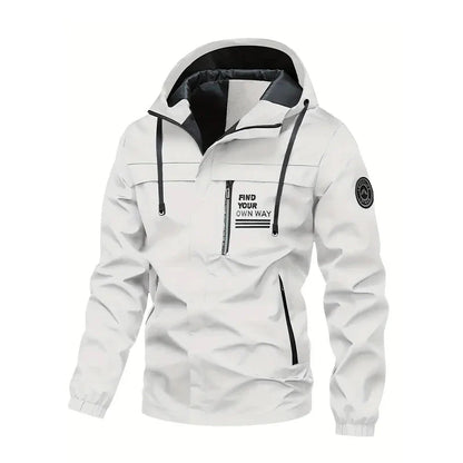 Solid Versatile Hiking Ventilation Coat Man  New Fashion Windproof Coat Leisure Man Spring Autumn Outdoors Motion Jacke