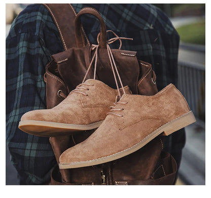 Sapatos Masculinos Derby de Luxo, Sapatos de Couro de Camurça de Alta Qualidade para Homens, Sapatos Casuais de Negócios, Sapatos de Amarrar Masculinos para Festas e Casamentos, Tamanho Grande