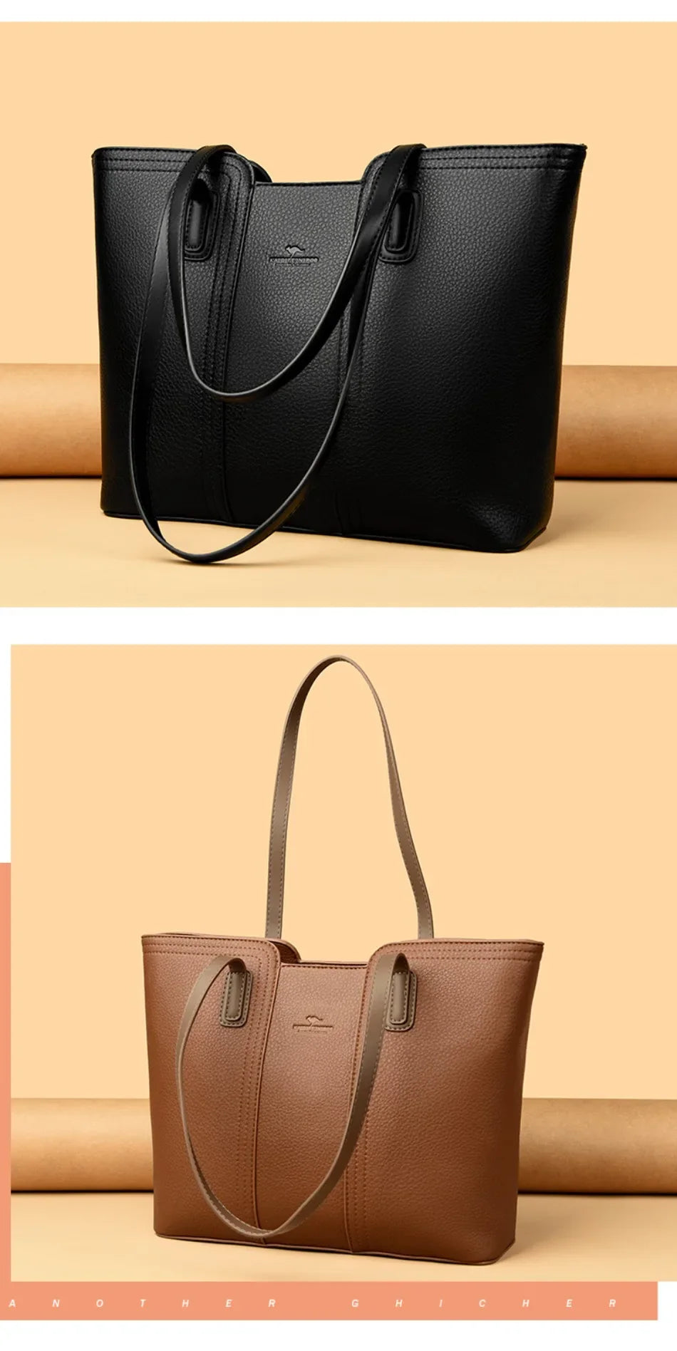 Genuine Brand Women Bags Designer High Quality Soft Leather Large Women 2024 Shoulder Bag Messenger Handbag Shopping Messenger