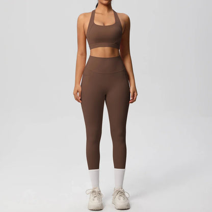 Yoga Suit Sports Set Womens Sportswear Sports women's yoga bra  Tummy Control Slimming Booty Leggings Women's tracksuit