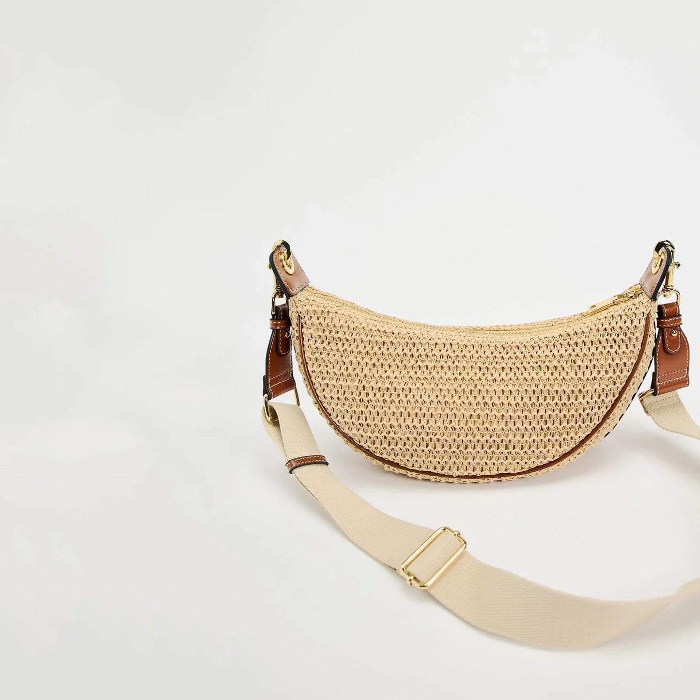 Summer新款女包女士肩斜挎包 Armpit Bag Straw Bag Seaside Beach Bag Woven Bag