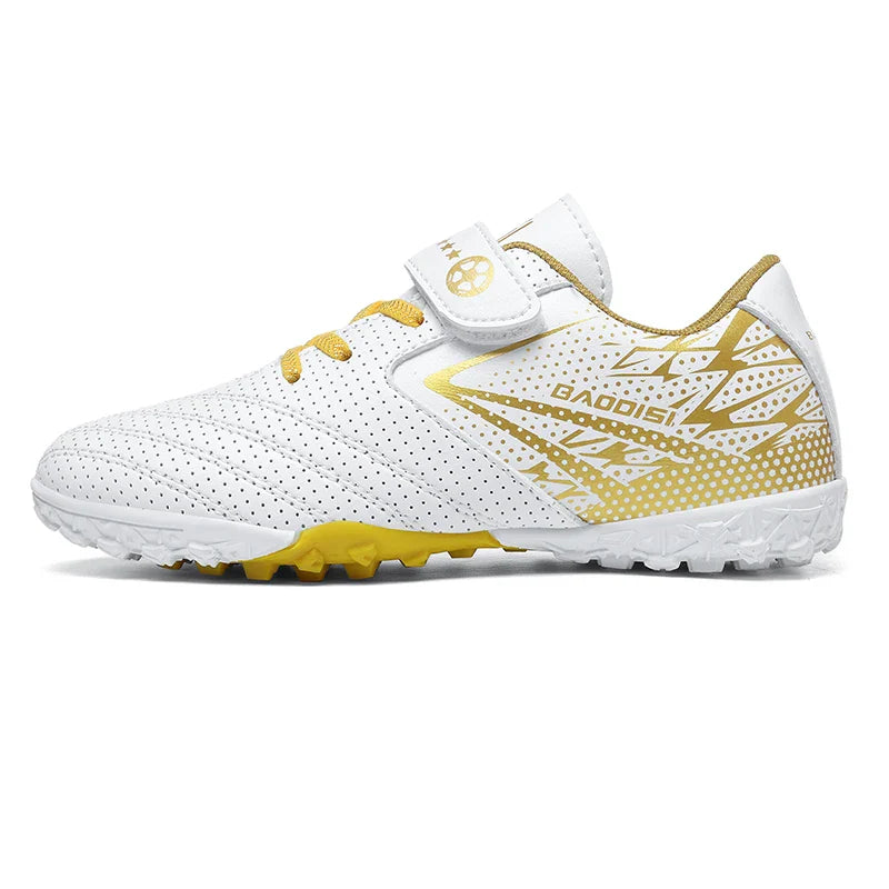 New Children Soccer Boots Sports Society Field Boy Football Shoes Futsal Fast Indoor Sneaker Original Ankle Cleats Football Boot
