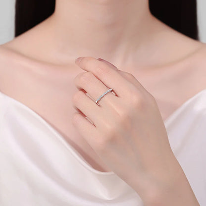 All Moissanite Lab Diamond Ring for Women 925 Sterling Silver Rings with Gold Plated Wedding Bridal Proposal Promise Band