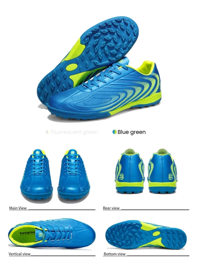 Men Professional Soccer Shoes Outdoor Anti-Slip Training Sport Shoes Male Light Leather Football Boots Chuteira Campo