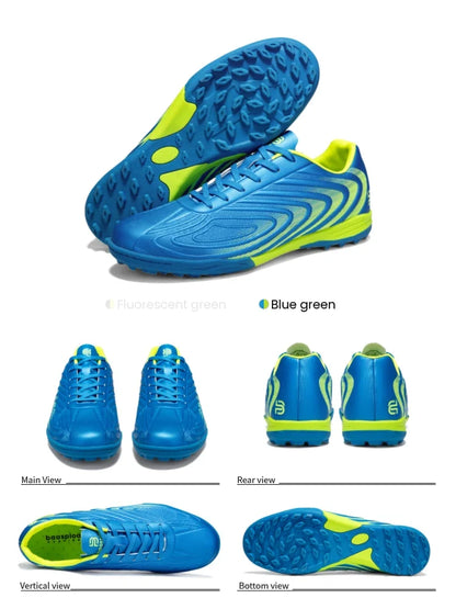Men Professional Soccer Shoes Outdoor Anti-Slip Training Sport Shoes Male Light Leather Football Boots Chuteira Campo