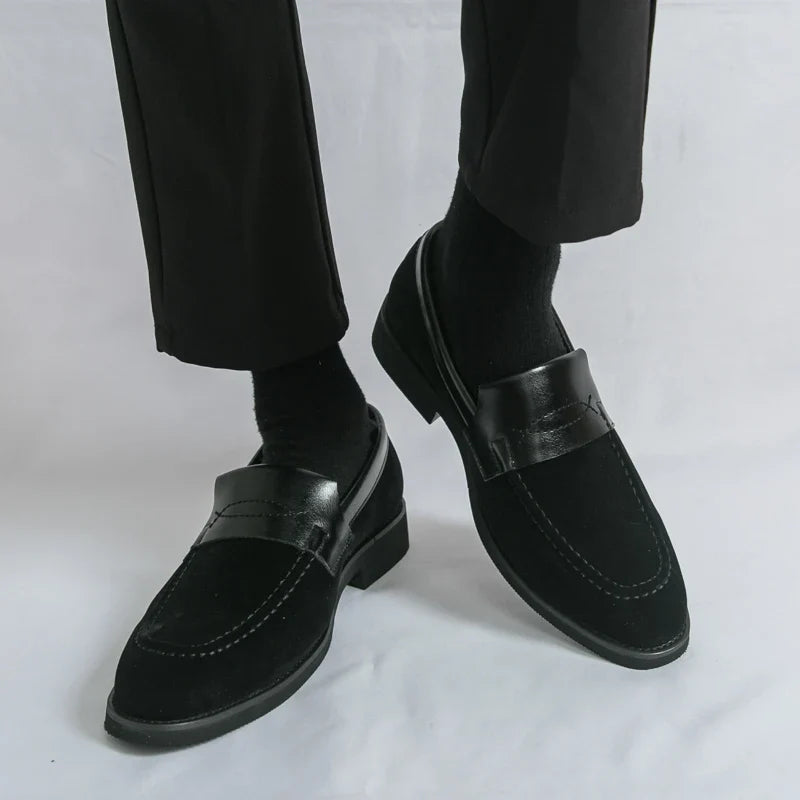 Men's Dress Shoes Classic Slip On Casual Business Loafers For Men High Quality Party Social Leather Shoes Man Formal Loafers