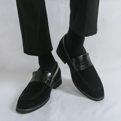 Men's Dress Shoes Classic Slip On Casual Business Loafers For Men High Quality Party Social Leather Shoes Man Formal Loafers