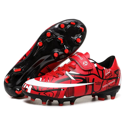 Hot TF/AG Kids Football Shoes Original Child Soccer Shoes Indoor Training Football Field Boots Children‘s Soccer Cleats Sneaker
